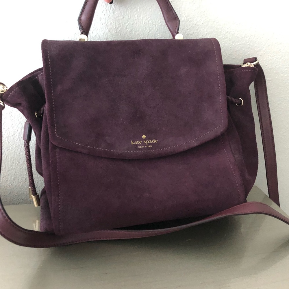 Kate Spade Purple Suede Bag